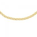 9ct-Gold-on-Silver-50cm-Bevelled-Marine-Chain Sale