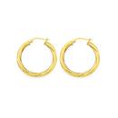 9ct-Gold-on-Silver-15mm-Twist-Hoop-Earrings Sale