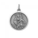 Silver-20mm-St-Christopher-Medal-Charm Sale