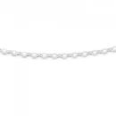 Silver-50cm-Oval-Belcher-Chain Sale