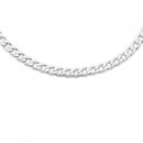 Sterling-Silver-55cm-Diamond-Cut-Curb-Mens-Chain Sale