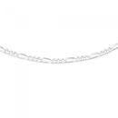 Sterling-Silver-50cm-Solid-Figaro-Chain-Made-In-Italy Sale
