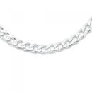 Sterling-Silver-55cm-Bevelled-Curb-Gents-Chain Sale