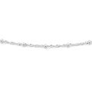 Sterling-Silver-45cm-Twist-Rope-Ball-Chain Sale