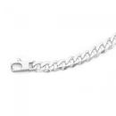 Sterling-Silver-21cm-Cuban-Curb-Bracelet Sale