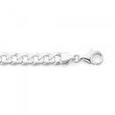 Sterling-Silver-21cm-Cuban-Curb-Bracelet Sale