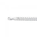 Silver-23cm-Heavy-Curb-Bracelet Sale