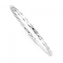 Silver-65mm-Solid-Twist-Bangle Sale