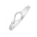 Silver-Solid-64mm-Friendship-Bangle Sale