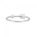 Silver-Fine-Side-Arrow-Dress-Ring Sale