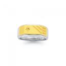 Silver-9ct-Gold-Gents-Ring Sale