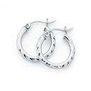 Sterling-Silver-12mm-Sparkly-Hoop-Earrings Sale