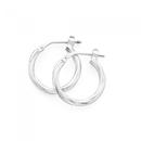 Silver-12mm-Smooth-Twist-Hoop-Earrings Sale