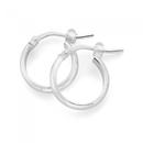 Silver-10mm-Half-Round-Hoop-Earring Sale