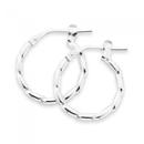 Silver-12mm-Twist-Hoop-Earrings Sale