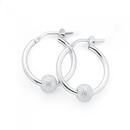 Sterling-Silver-20mm-Stardust-Ball-Hoop-Earrings Sale