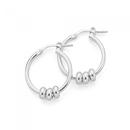 Sterling-Silver-15mm-Three-Rings-Hoop-Earrings Sale
