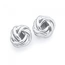 Sterling-Silver-Knot-Stud-Earrings Sale