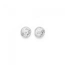 Silver-Fancy-Diamond-Cut-Dome-Studs Sale