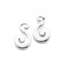 Silver-Scroll-Studs Sale