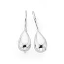 Silver-Droplet-Hook-Earrings Sale