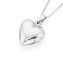 Silver-Puff-Heart-Pendant Sale