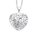 Silver-Heart-Koru-Pendant Sale