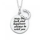 Sterling-Silver-Love-Luck-Happiness-Pendant Sale