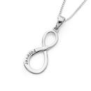 Silver-Infinity-With-Forever-Pendant Sale