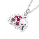 Silver-Pink-Crystal-Elephant Sale