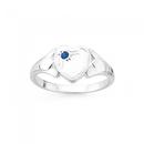 Silver-Childs-Blue-Stone-Signet-Ring Sale
