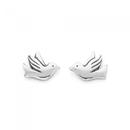 Silver-Dove-Of-Peace-Stud-Earrings Sale