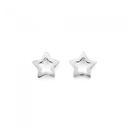 Sterling-Silver-Open-Star-Stud-Earrings Sale