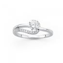 Sterling-Silver-Tween-Cubic-Zirconia-Solitaire-Twist-Ring Sale