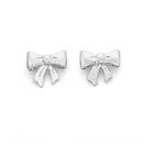 Silver-Bow-Studs Sale