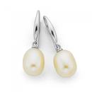 Sterling-Silver-Freshwater-Pearl-Hook-Earrings Sale