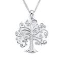 Silver-Cubic-Zirconia-Tree-Of-Life-Pendant Sale