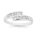 Sterling-Silver-Cubic-Zirconia-Overlap-Ring Sale
