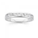 Sterling-Silver-Cubic-Zirconia-Anniversary-Ring Sale