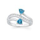 Sterling-Silver-Blue-Topaz-Dress-Ring Sale