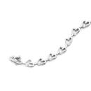 Sterling-Silver-Cubic-Zirconia-Heart-Bracelet Sale