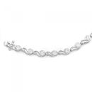 Sterling-Silver-Cubic-Zirconia-Scroll-Bracelet Sale