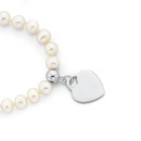 Sterling-Silver-Freshwater-Pearl-Heart-Disc-Bracelet Sale