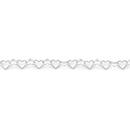 Sterling-Silver-26cm-Linked-Hearts-Anklet Sale