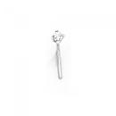 Sterling-Silver-White-Cubic-Zirconia-Claw-Nose-Stud Sale