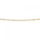 Solid-9ct-Two-Tone-50cm-Singapore-Chain Sale
