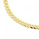 Solid-9ct-Gold-55cm-Flat-Bevelled-Curb-Chain Sale
