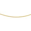 Solid-9ct-Gold-45cm-Tight-Convex-Curb-Chain Sale