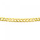 Solid-9ct-Gold-50cm-Bevelled-Curb-Chain Sale