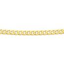 Solid-9ct-Gold-55cm-Flat-Curb-Chain Sale